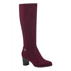 GIANI BERNINI/ Adonnys / Tall / Block Heel / Burgundy / Wine / Italian Boots